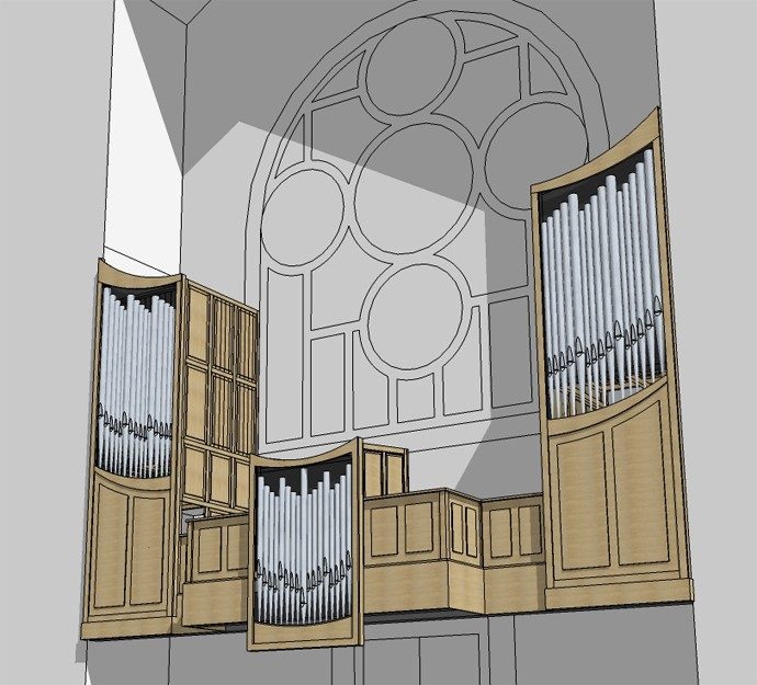 L’orgue de Saint-Louis de Vincennes se dessine