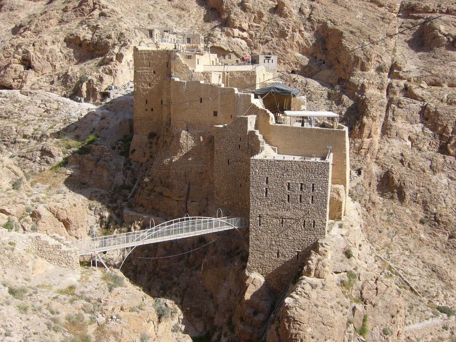 Les fresques de la chapelle du monastère de Mar Moussa en Syrie