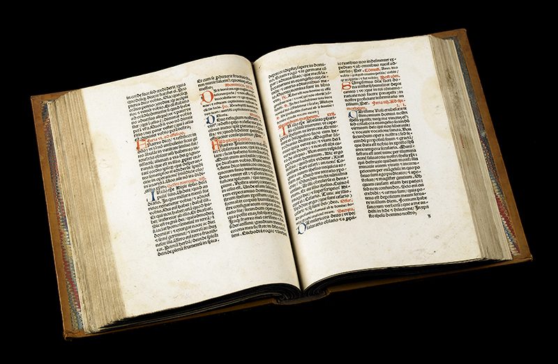 Un Missel de 1485, l’un des plus anciens ouvrage imprimé dans la bibliothèque du Chapitre