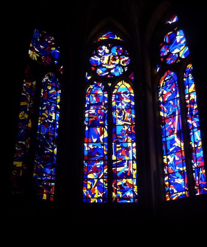 Imi Knoebel, un flamboiement dans la cathédrale de Reims