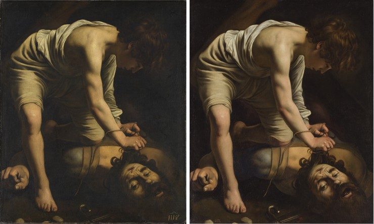 Réinstallation d’un « David et Goliath » du Caravage au Musée du Prado